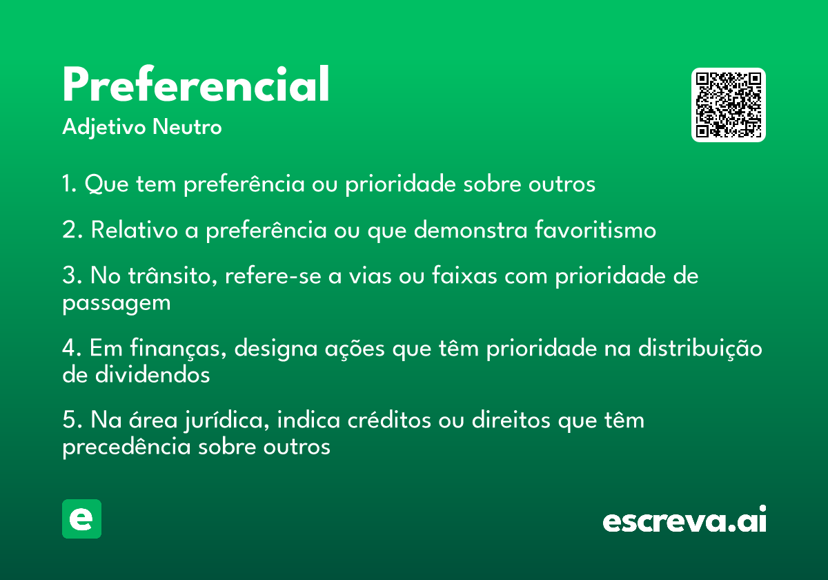 preferencial