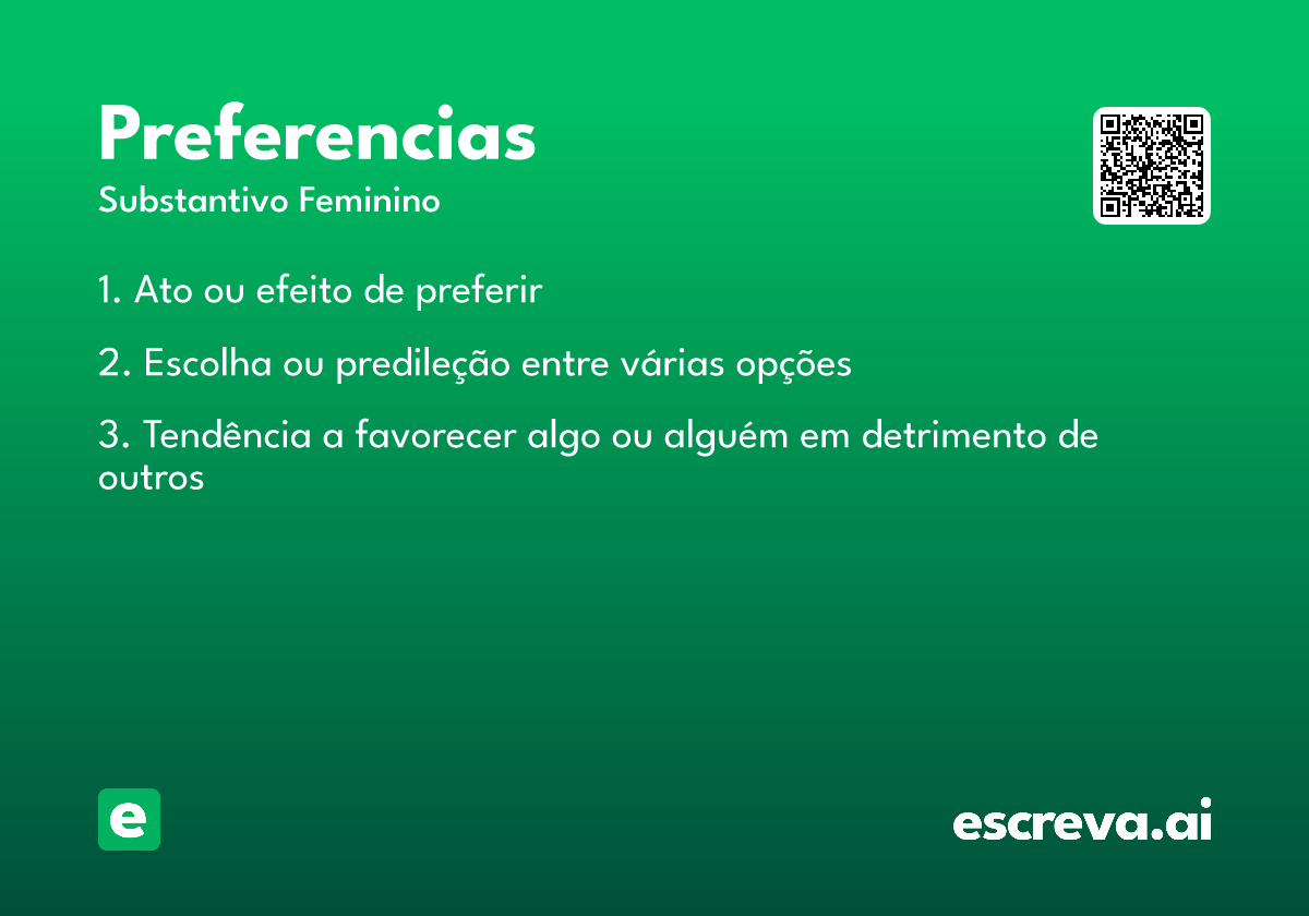 preferencias
