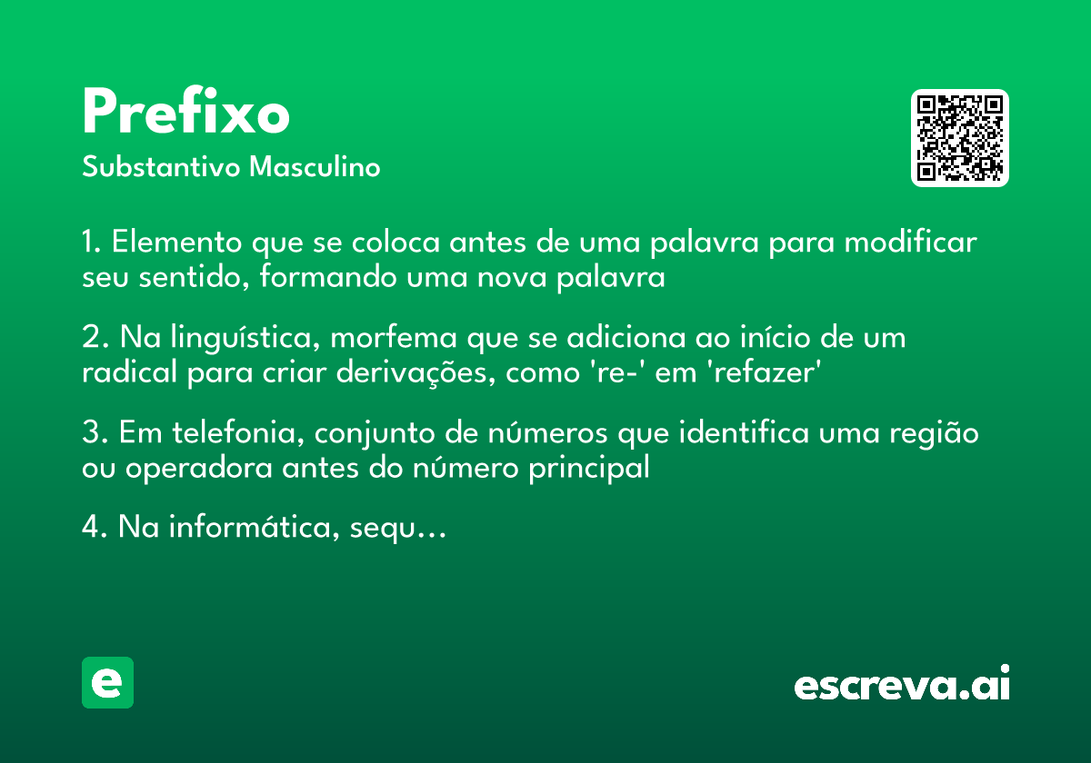 prefixo