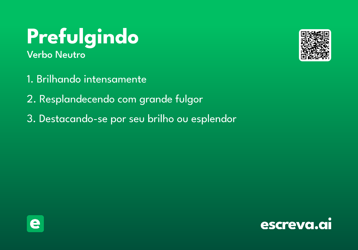 prefulgindo