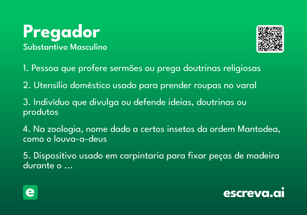 pregador