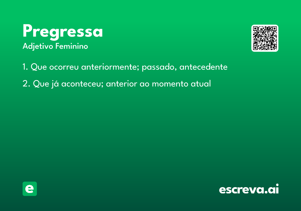 pregressa