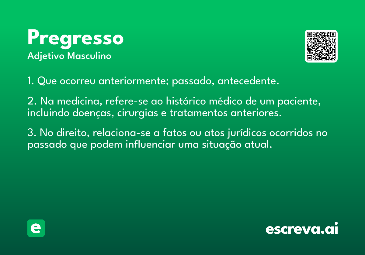 pregresso
