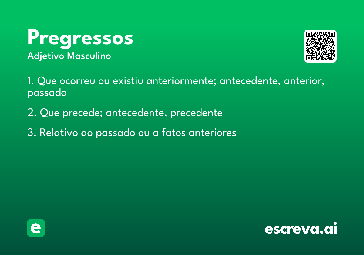 pregressos