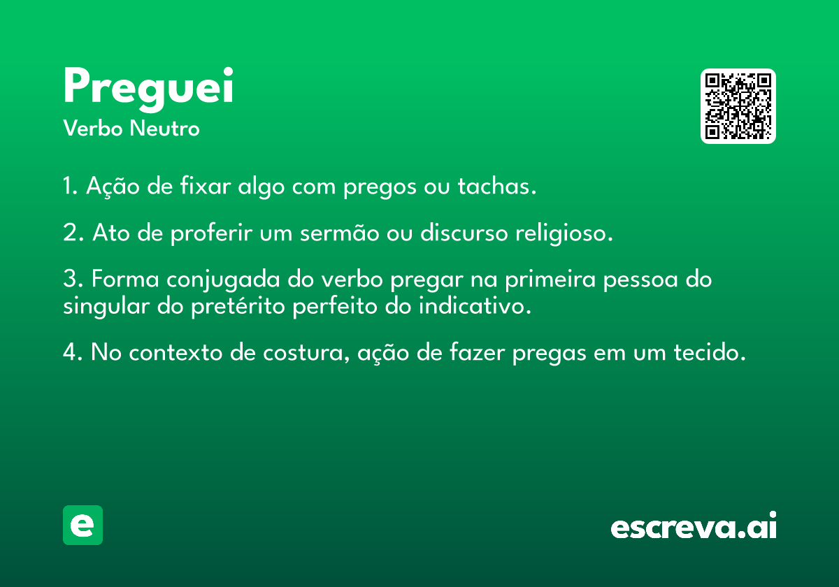 preguei
