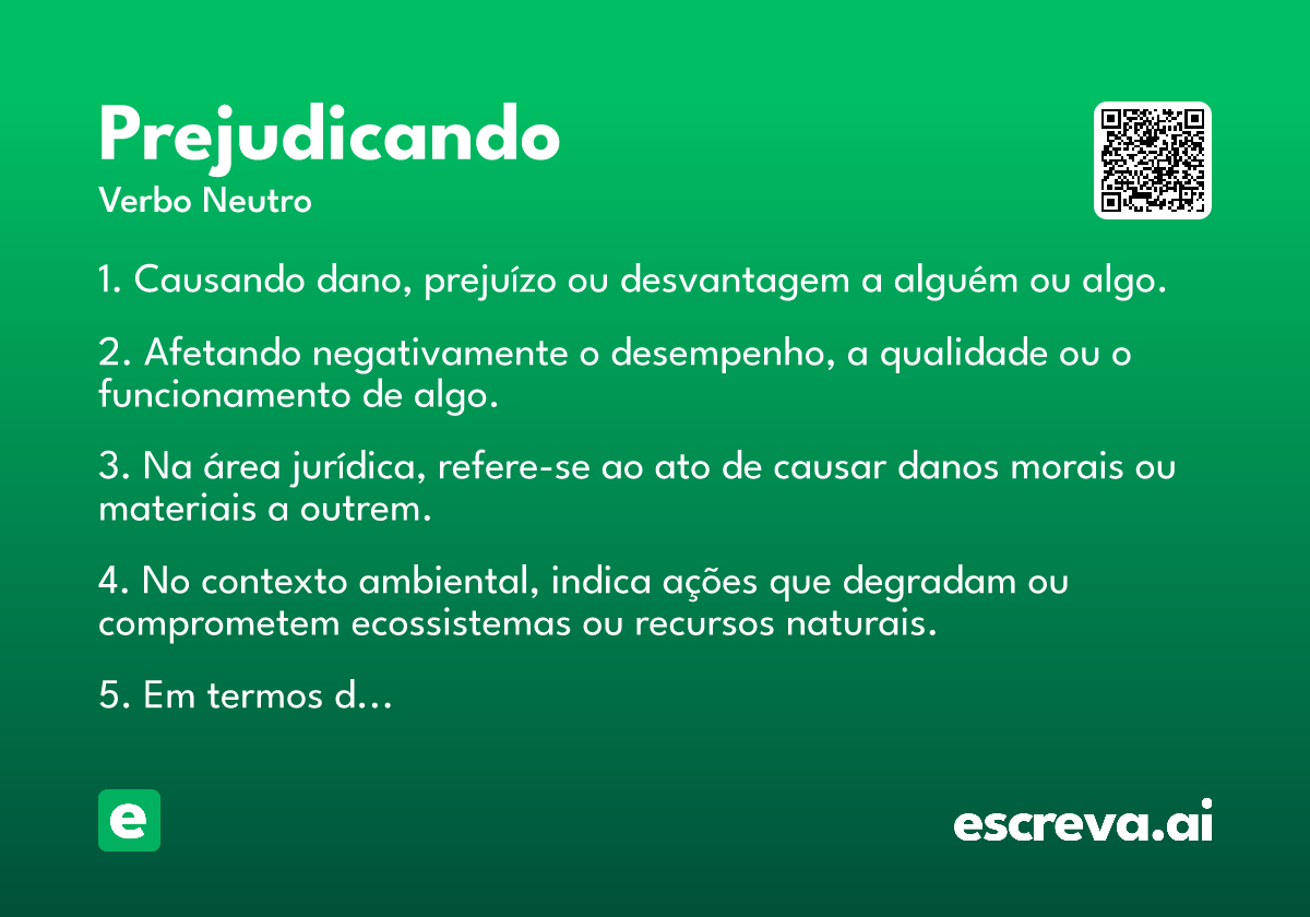 prejudicando