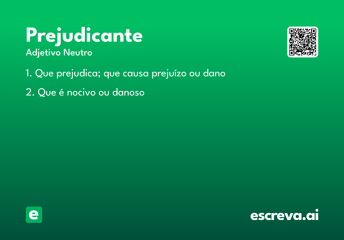 prejudicante