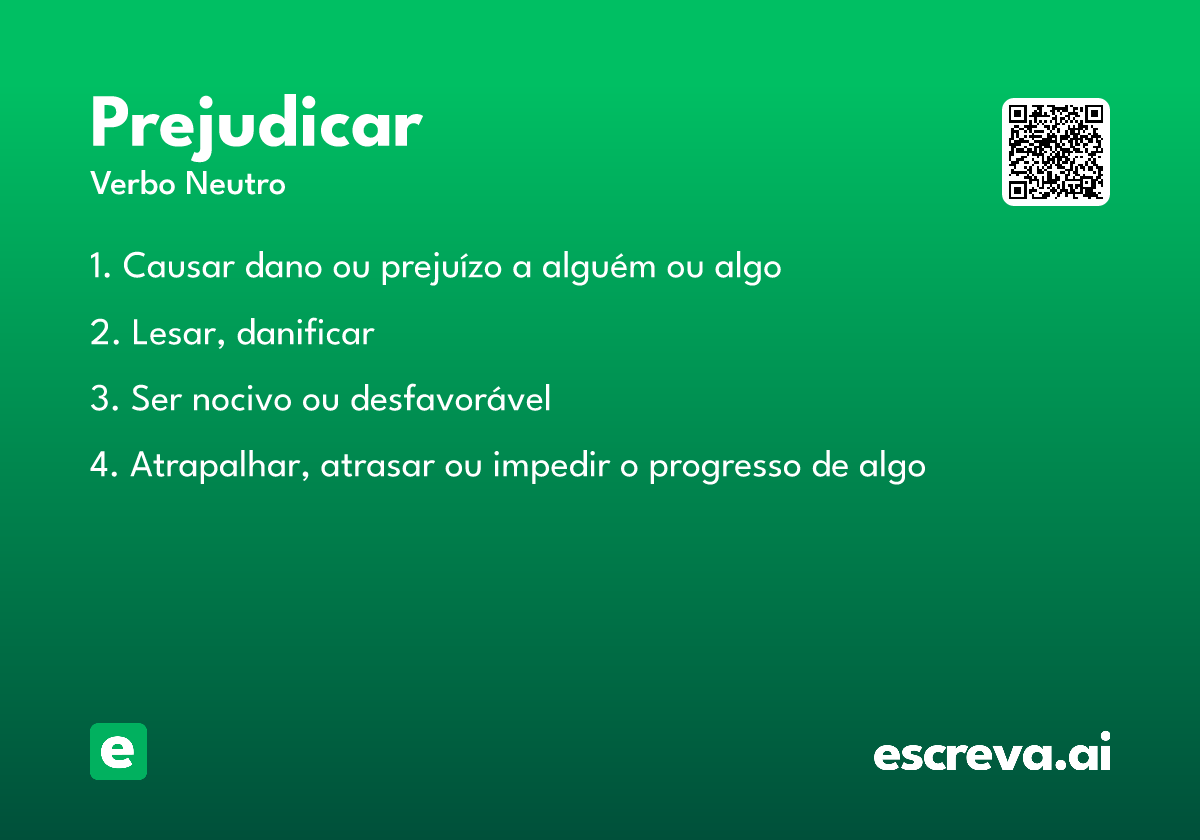prejudicar