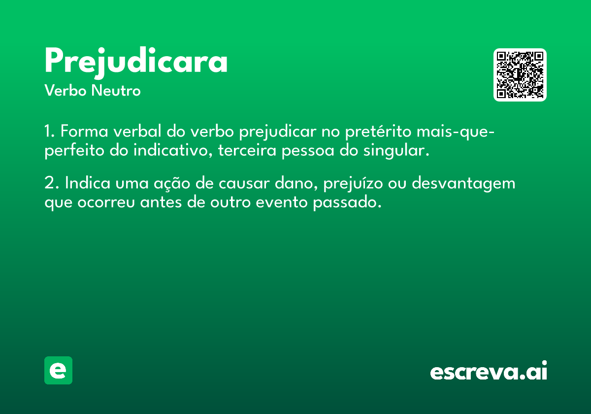 prejudicara
