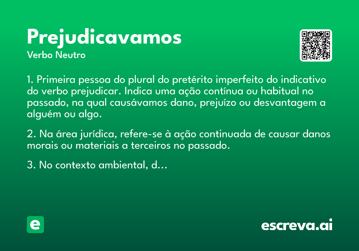 prejudicavamos