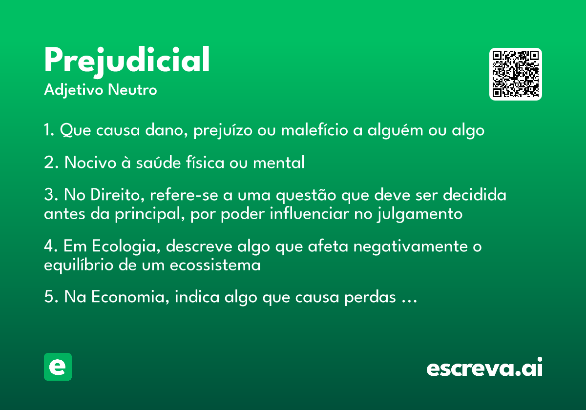 prejudicial