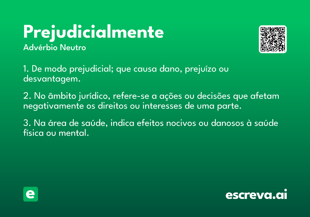 prejudicialmente