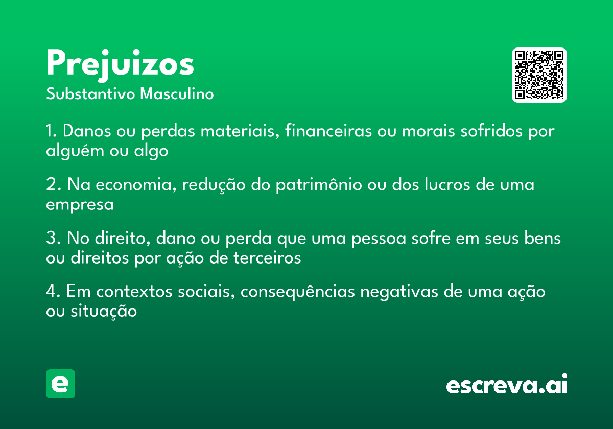 prejuizos