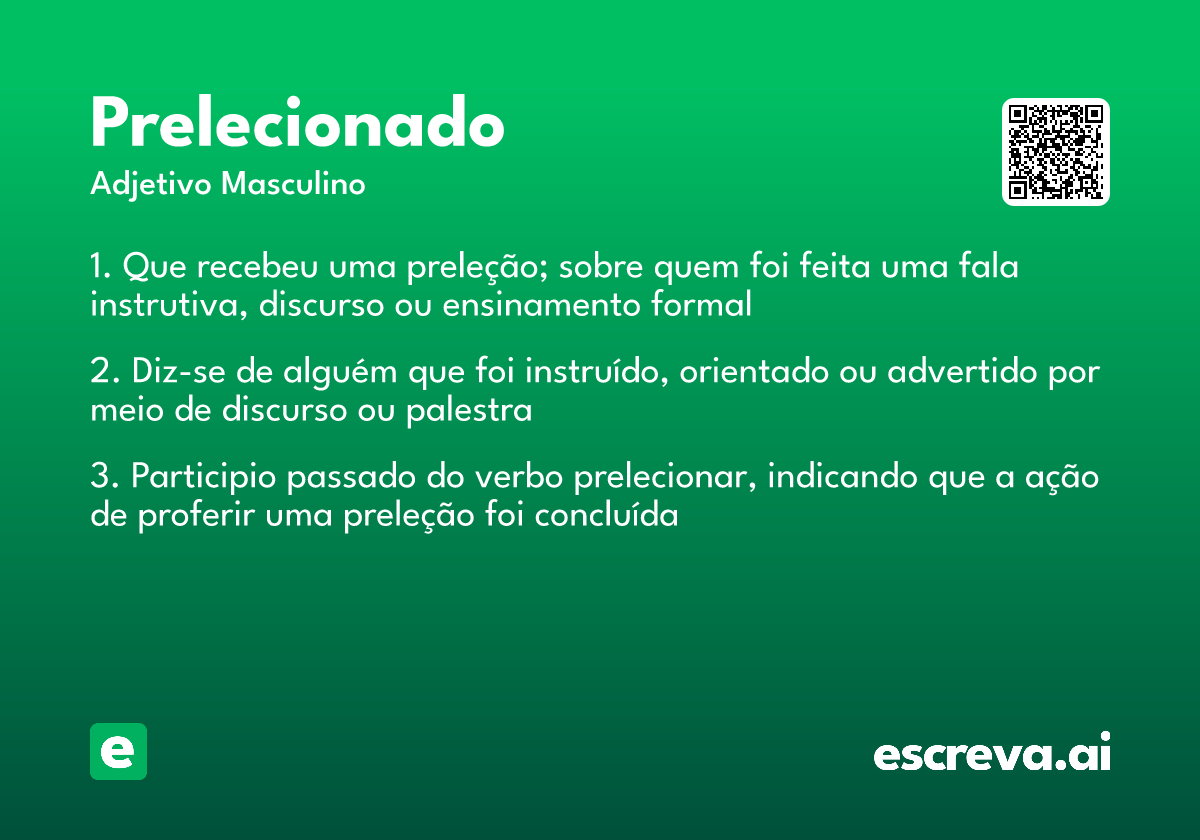 prelecionado