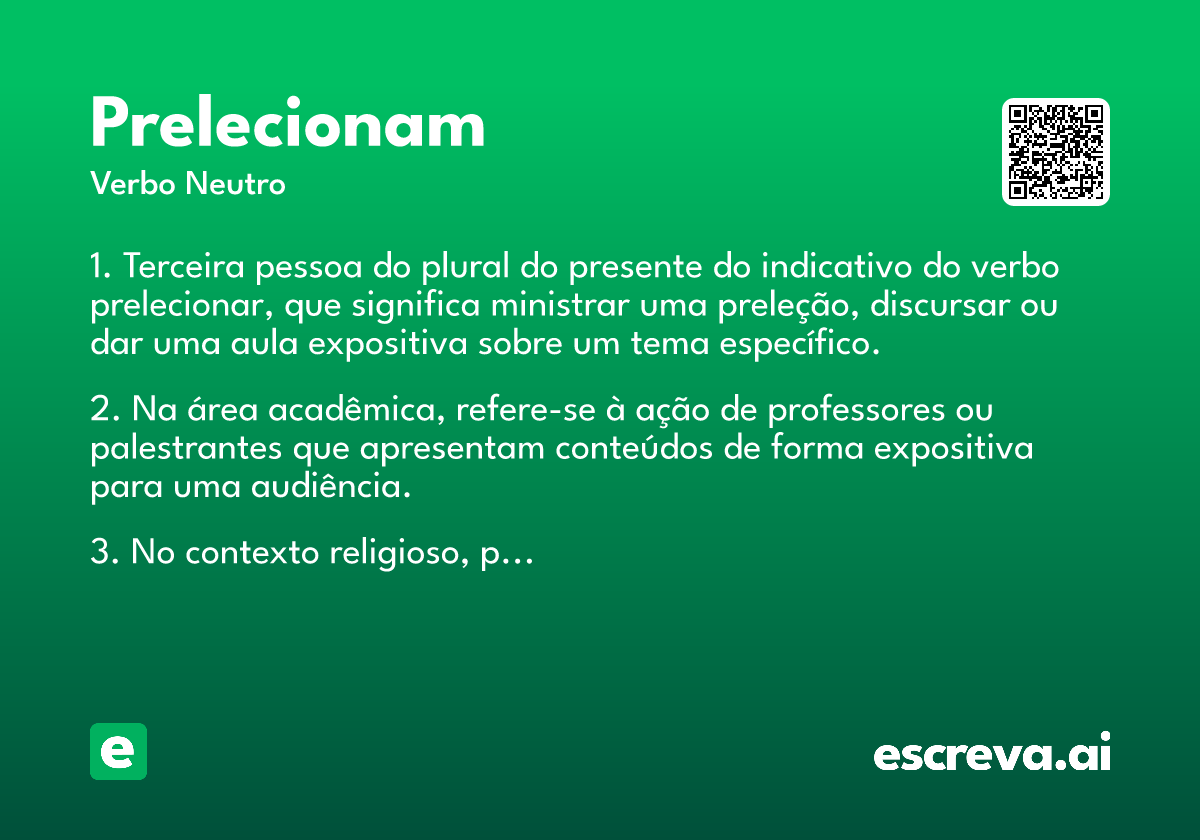 prelecionam