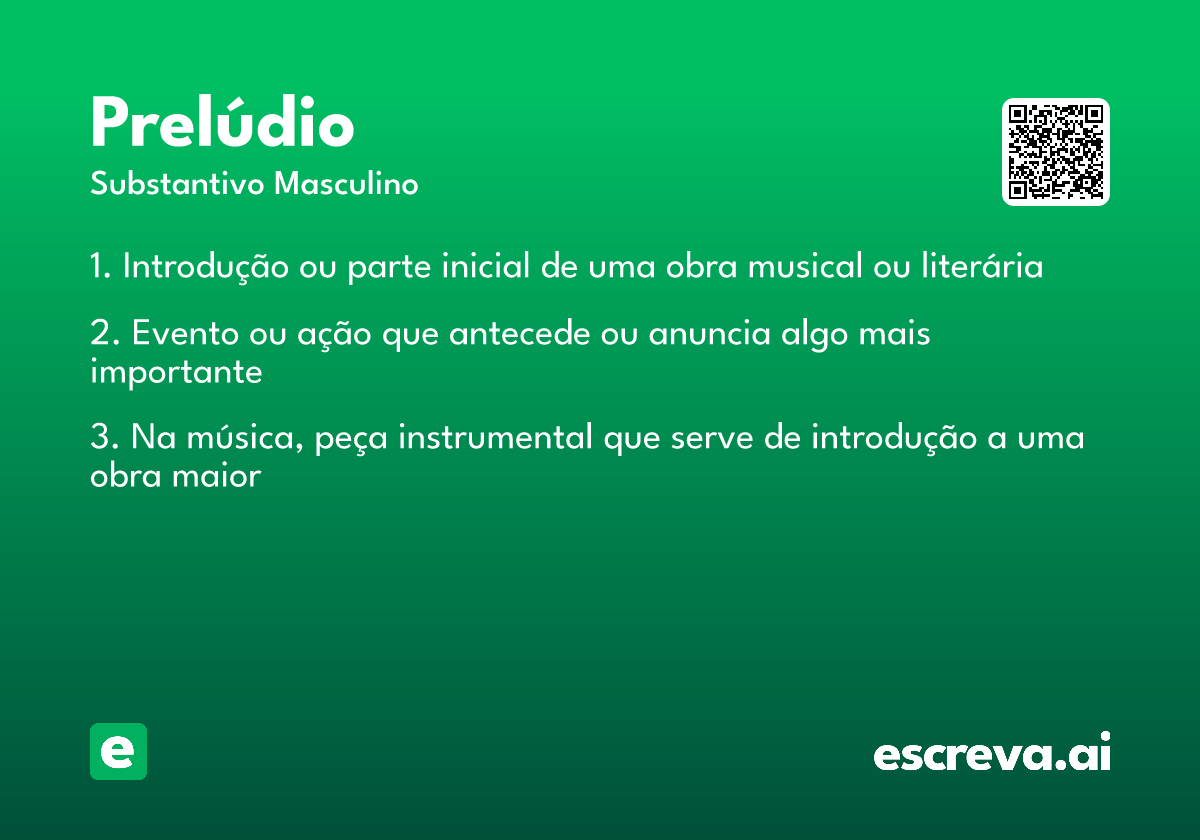 prelúdio