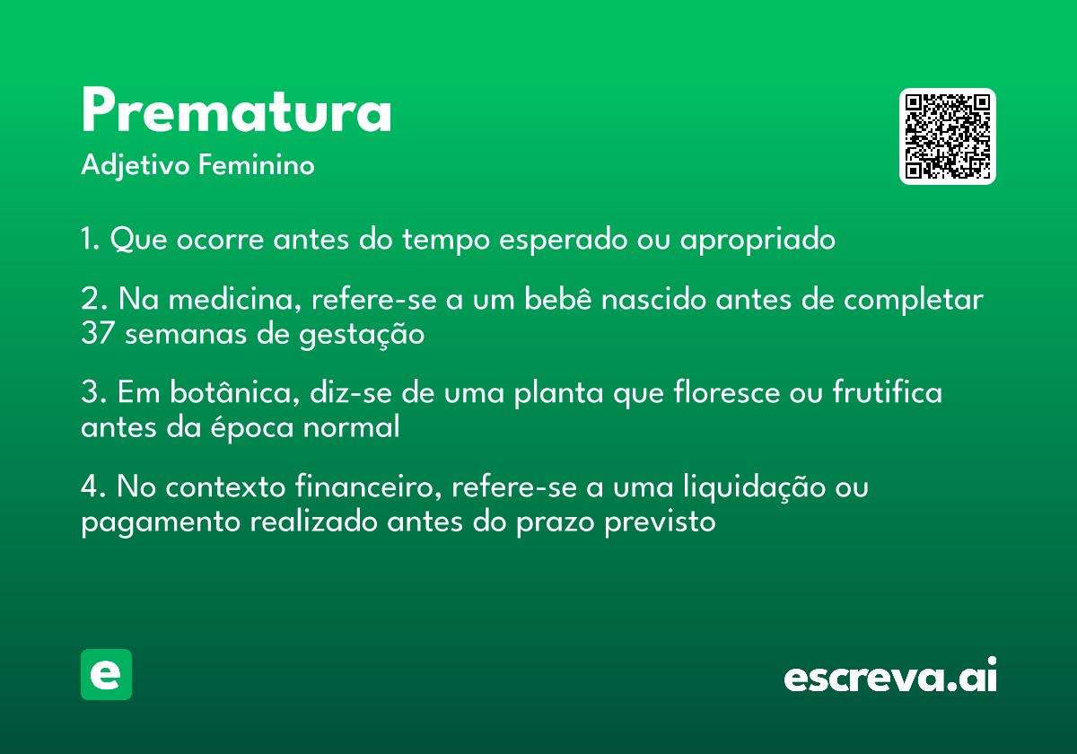 prematura