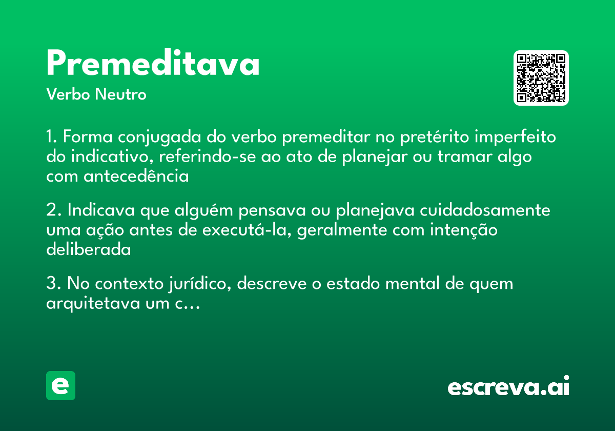 premeditava
