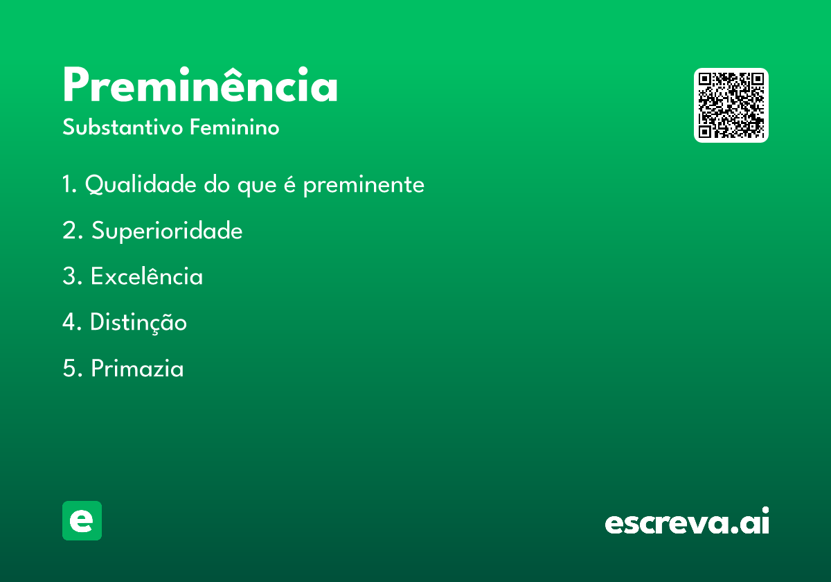 preminência