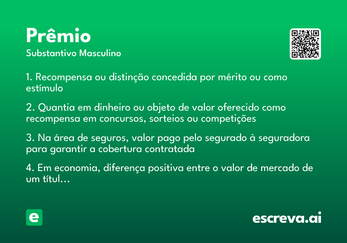 prêmio