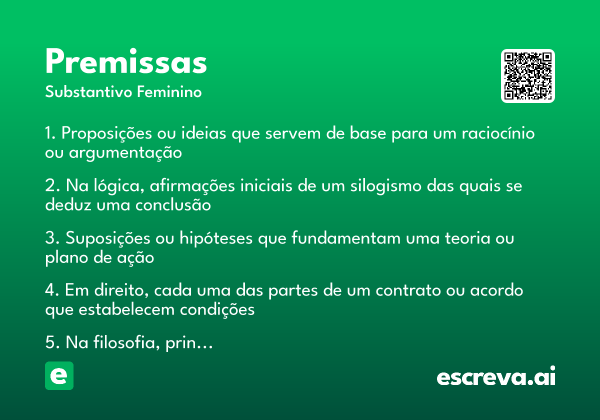 premissas