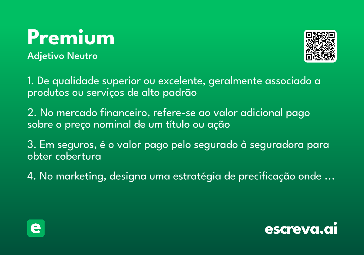 premium