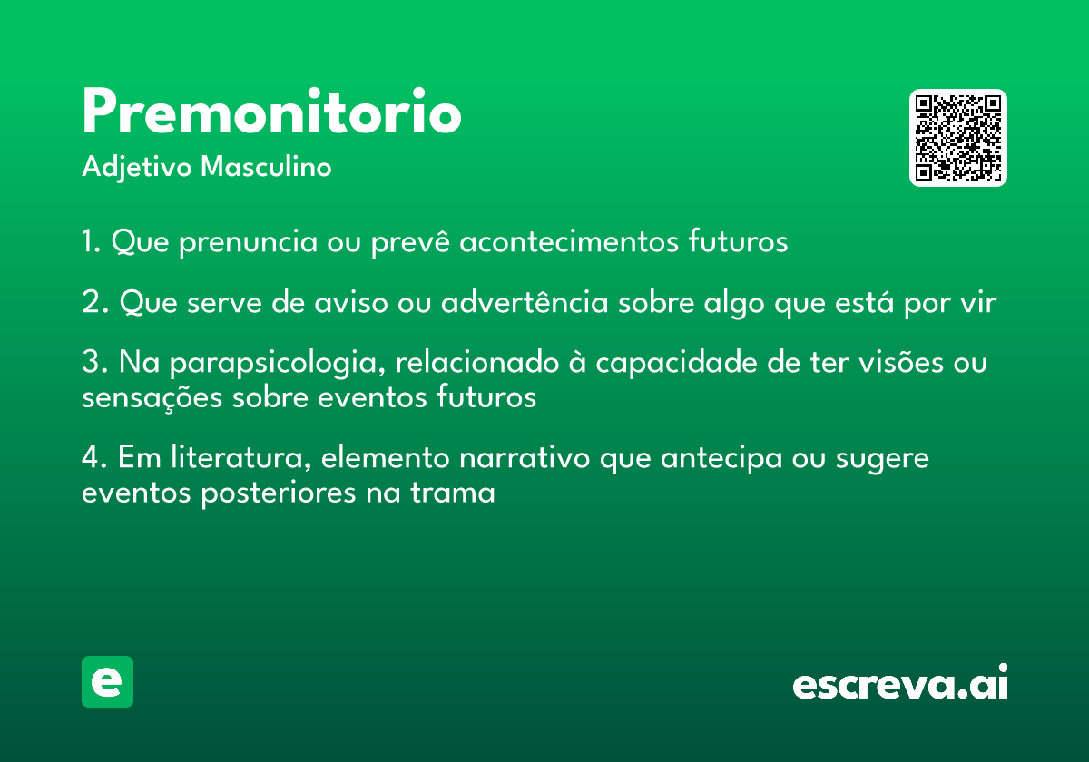 premonitorio