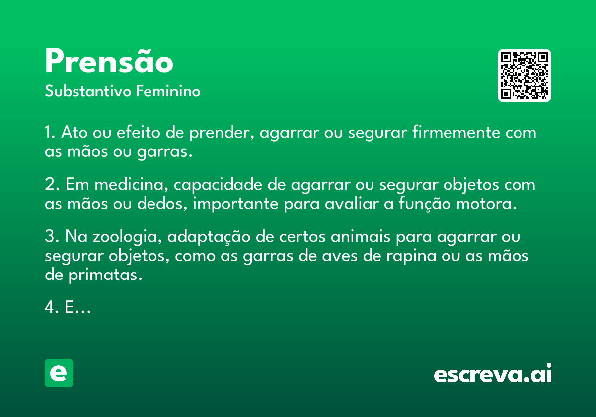 prensão