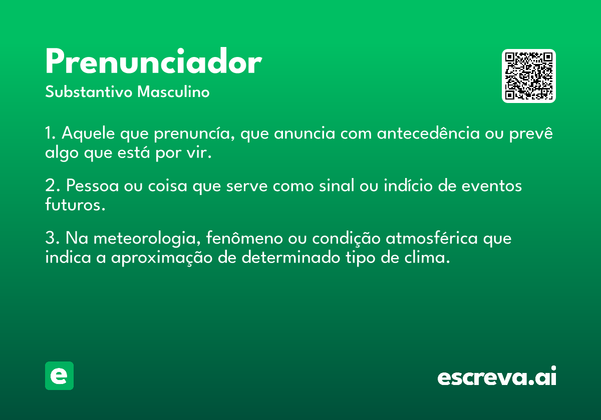 prenunciador