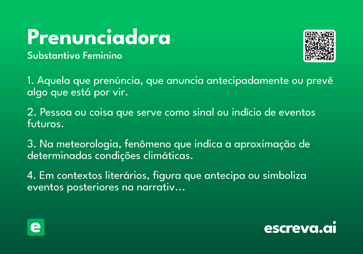 prenunciadora