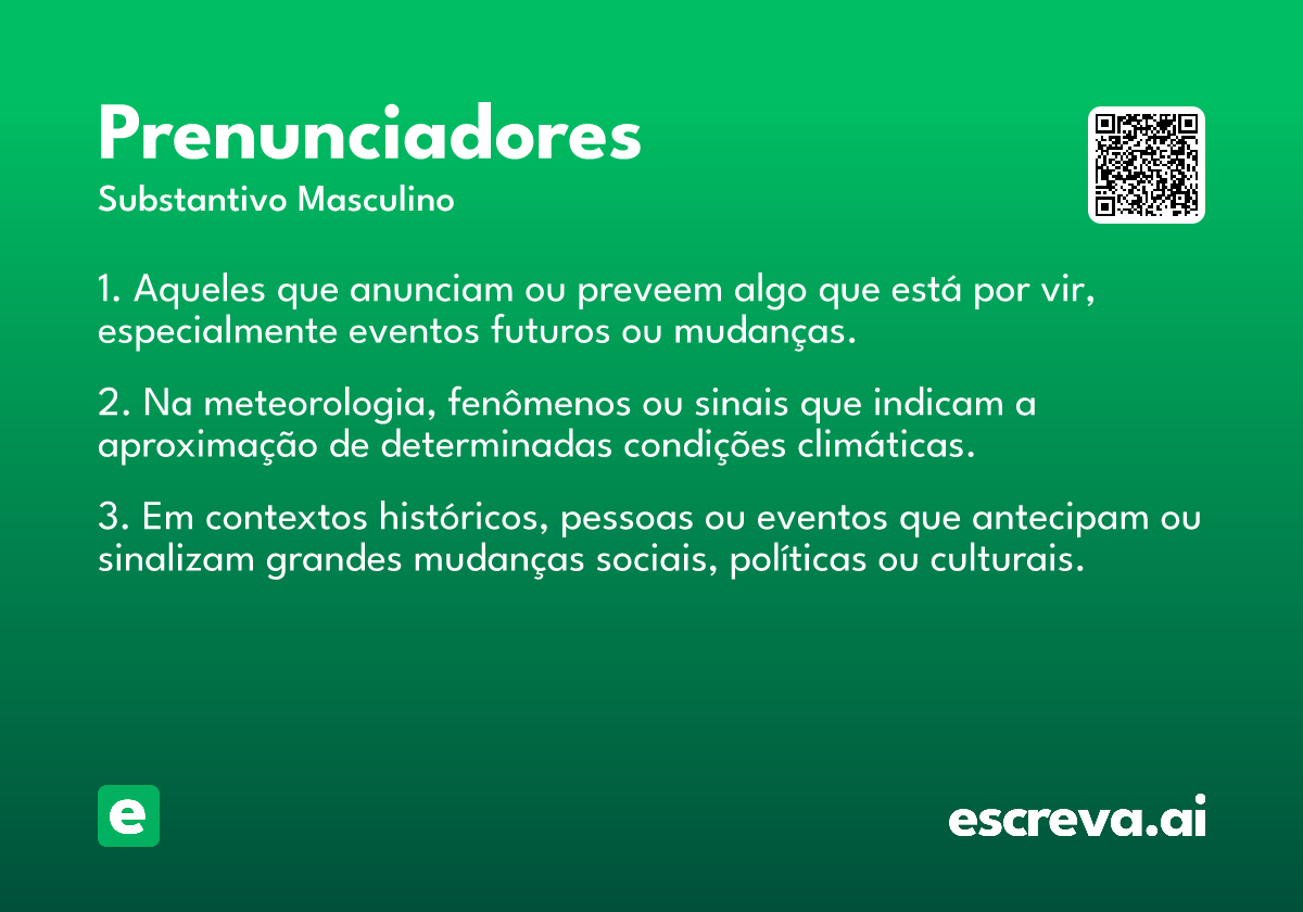 prenunciadores