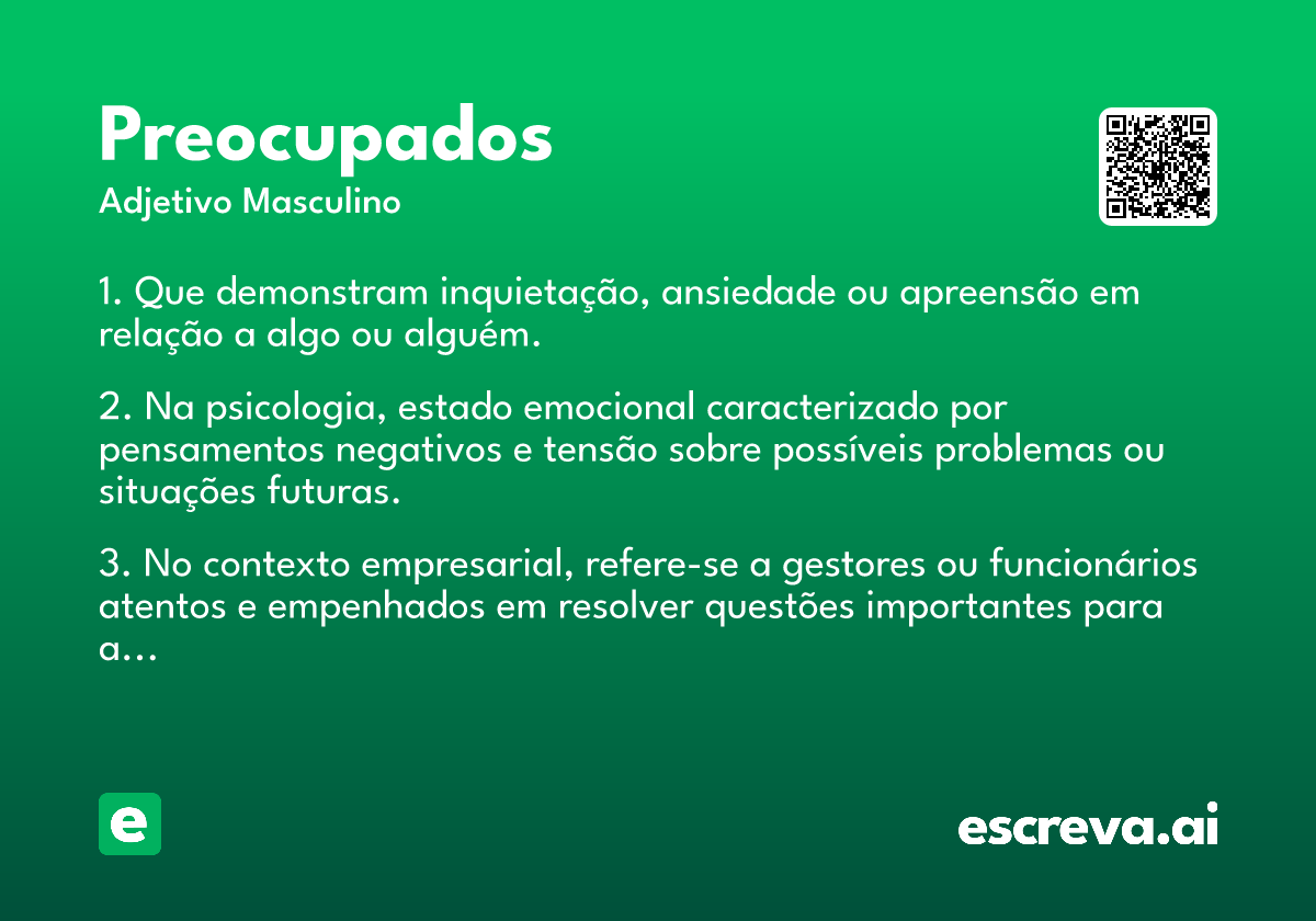 preocupados