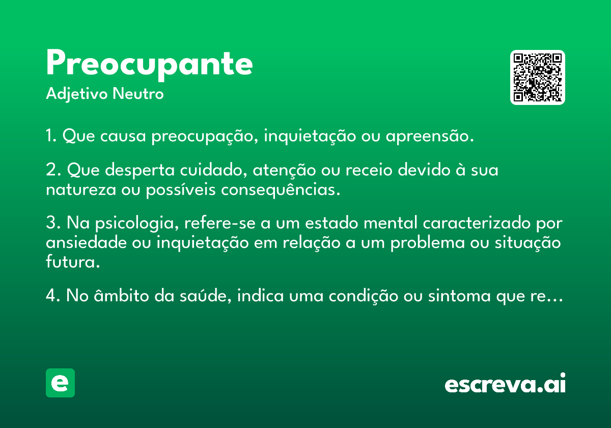 preocupante