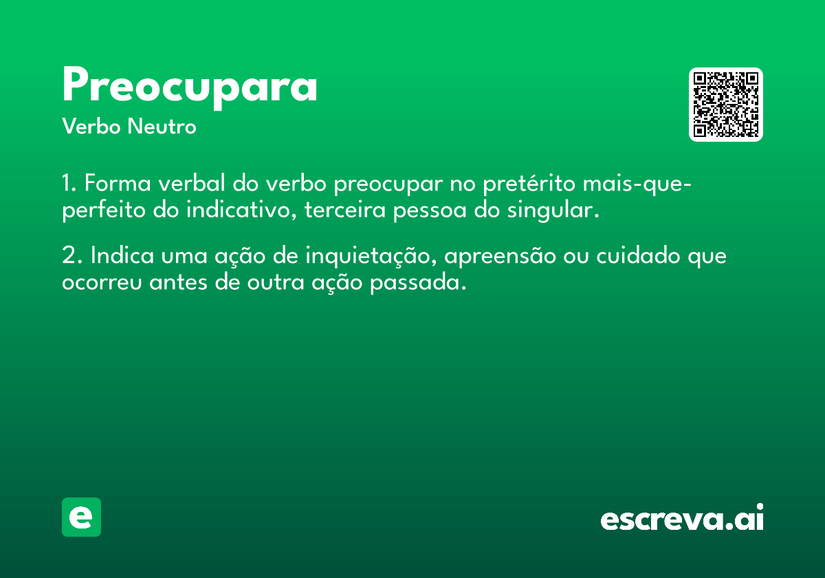 preocupara