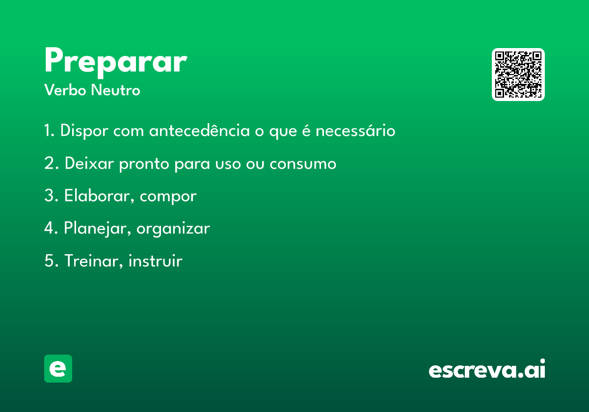 preparar