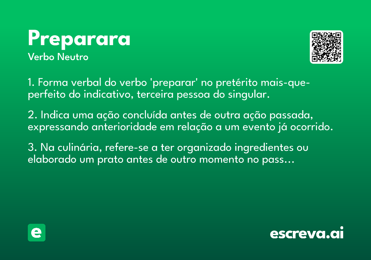 preparara