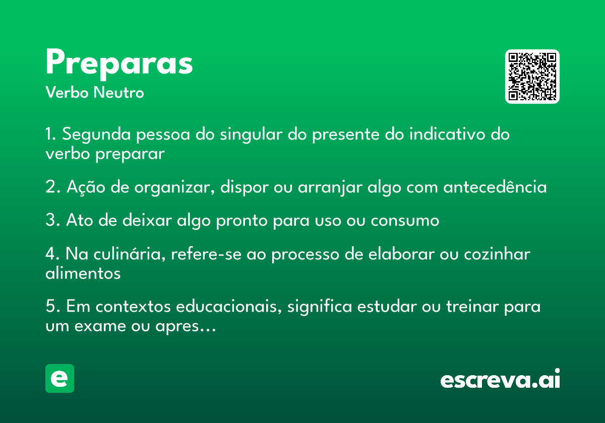 preparas