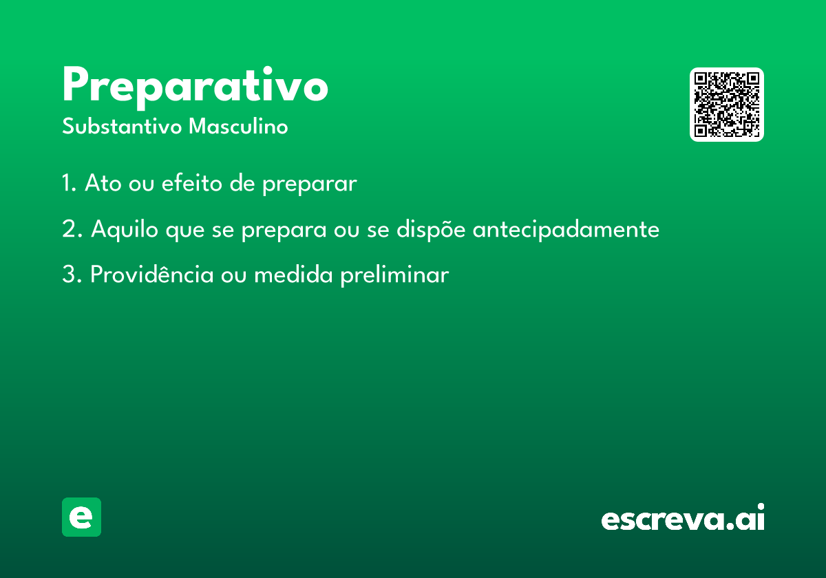 preparativo