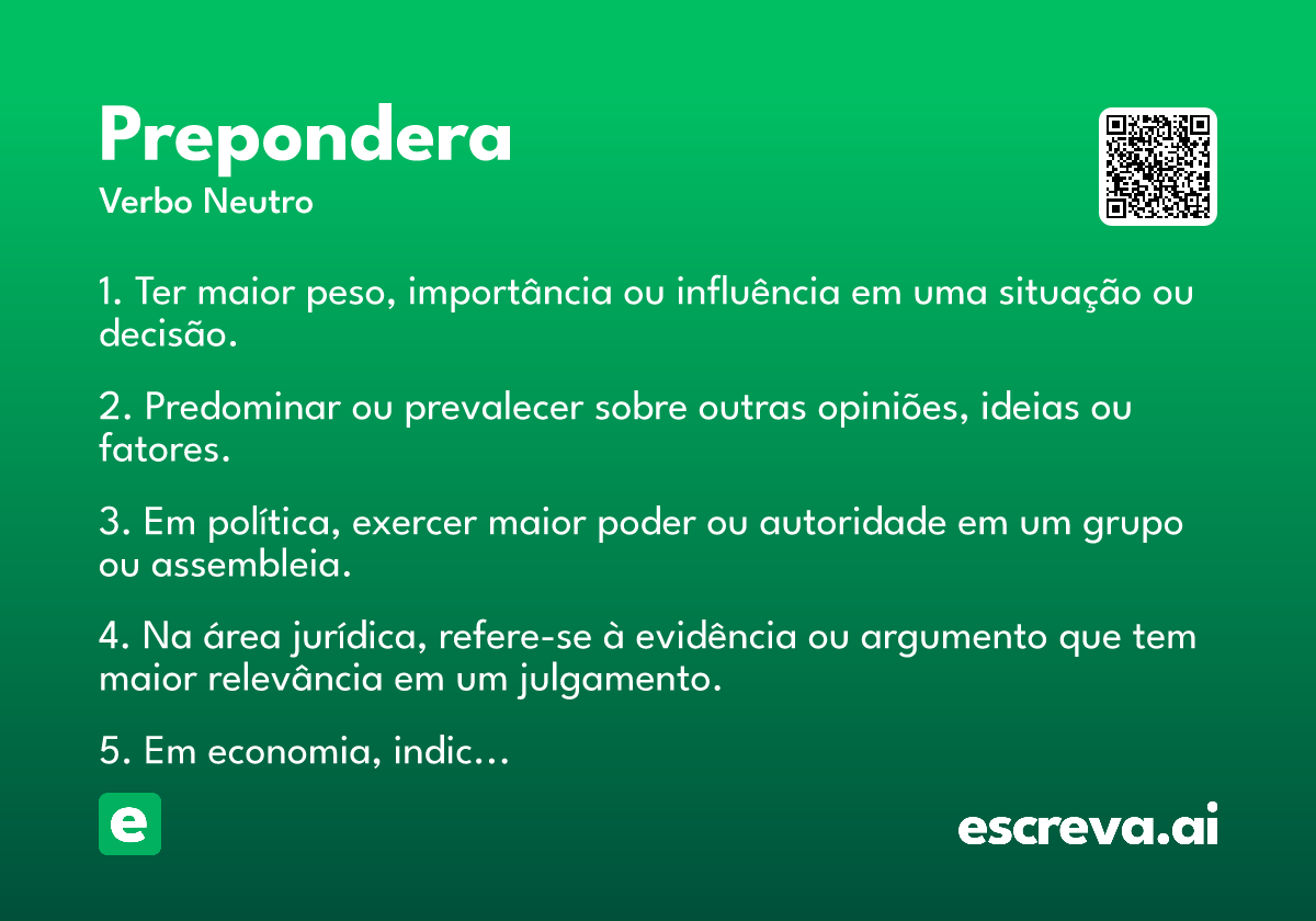 prepondera