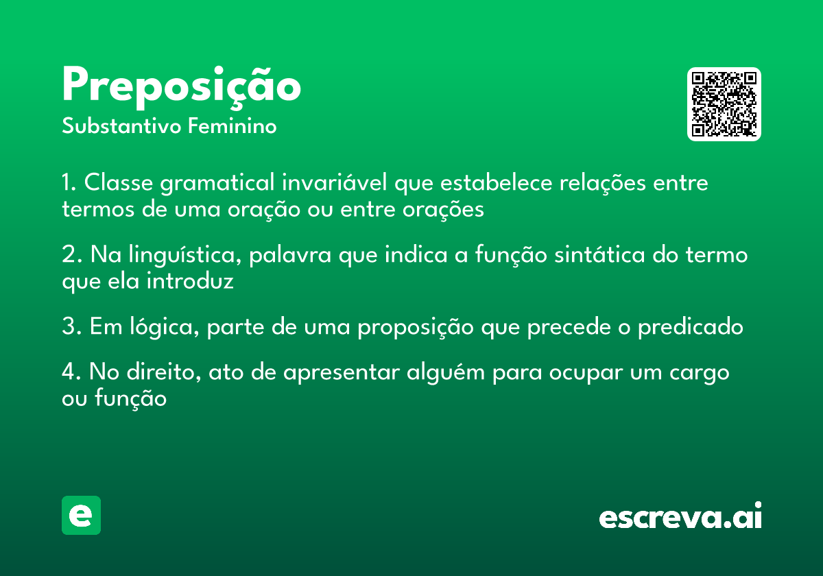 preposição