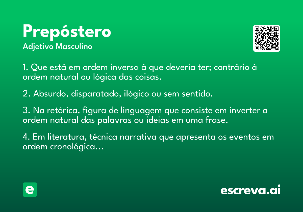 prepóstero