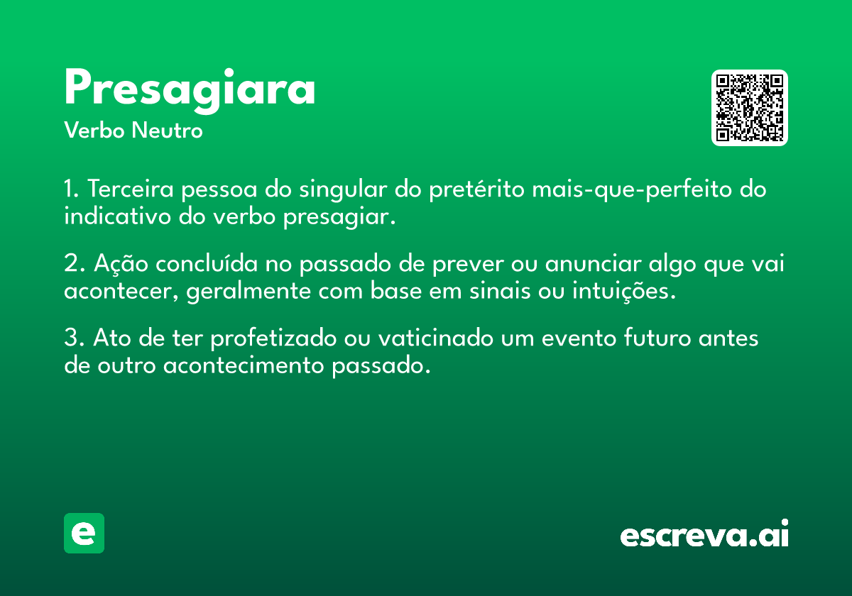 presagiara