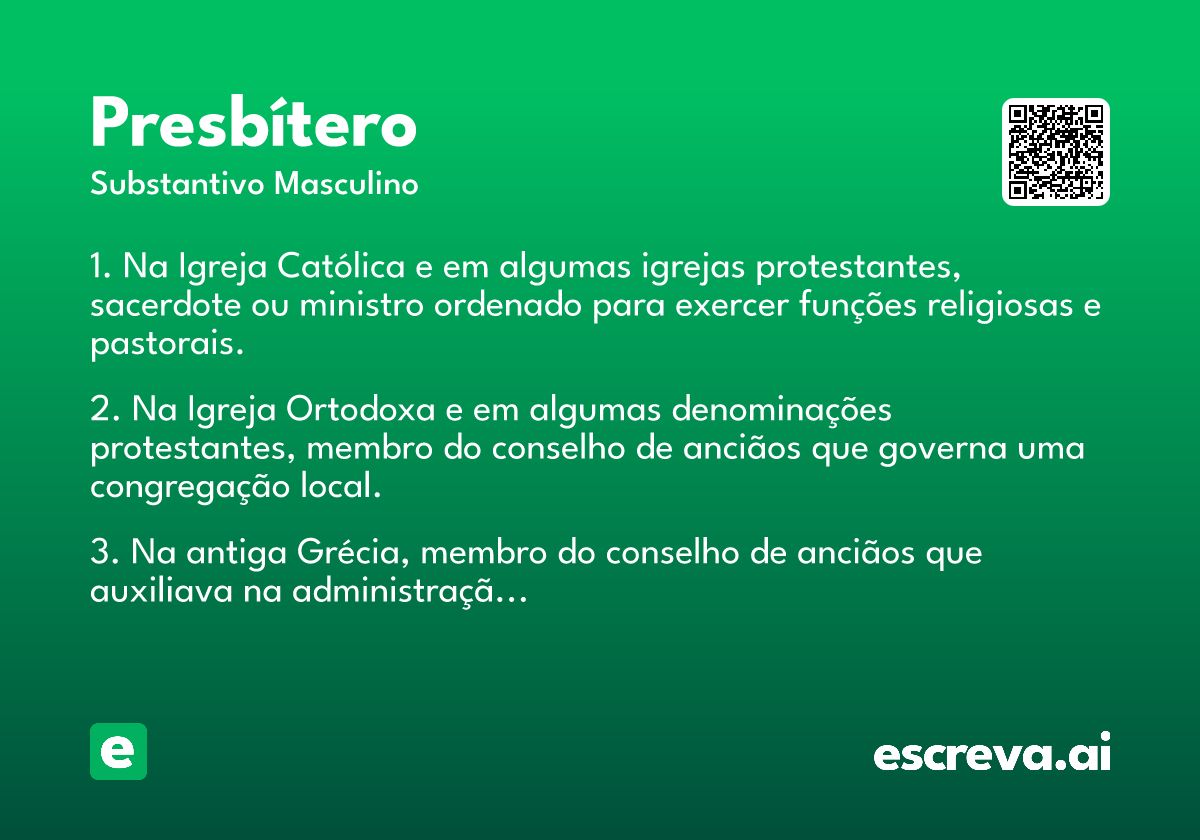presbítero