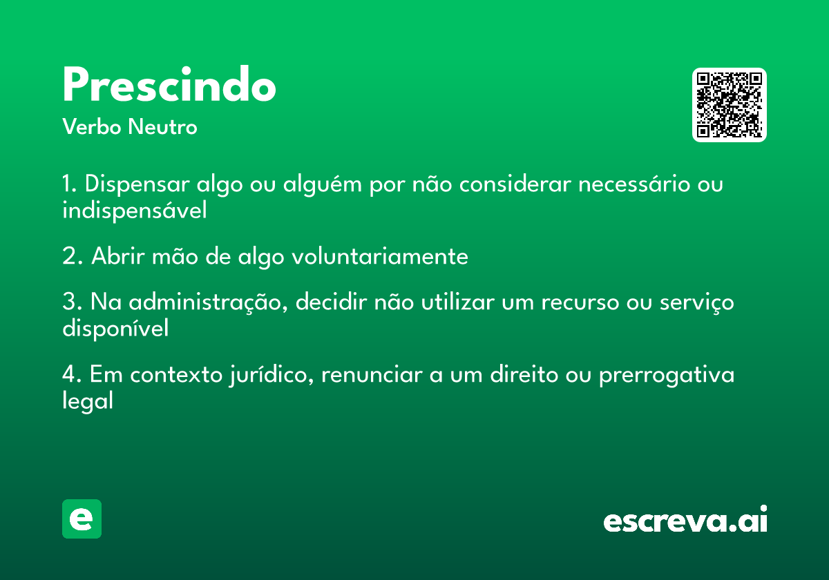 prescindo