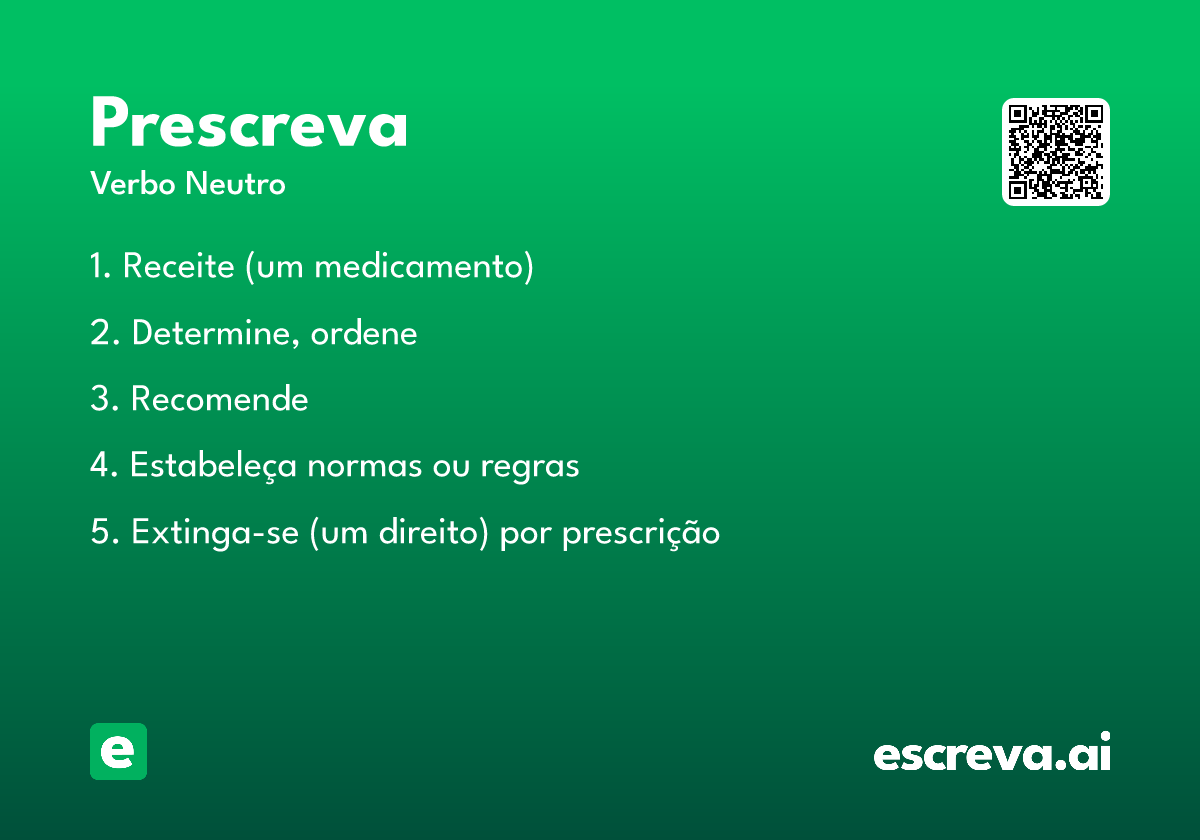 prescreva