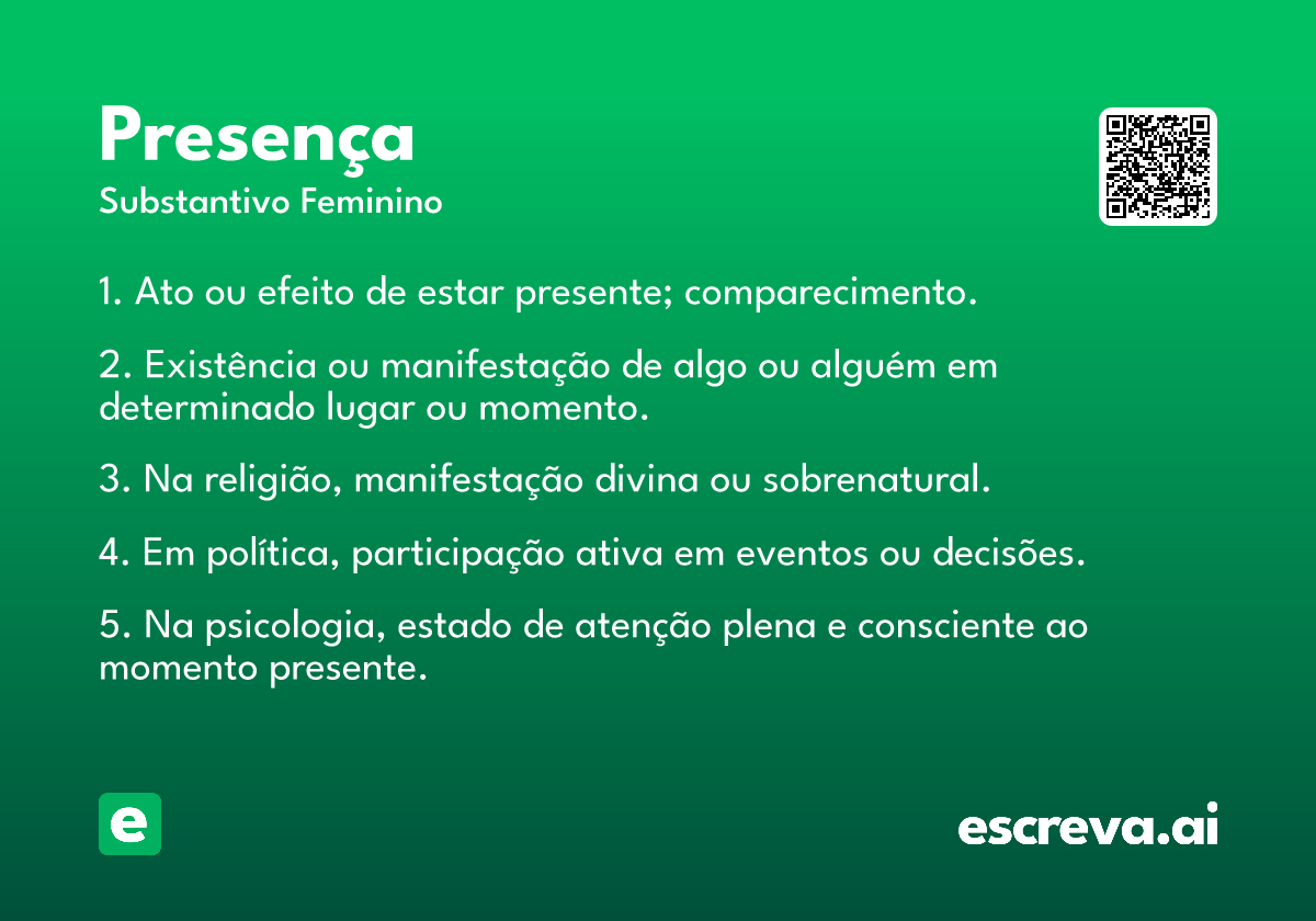 presença