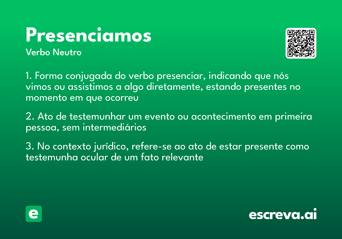 presenciamos