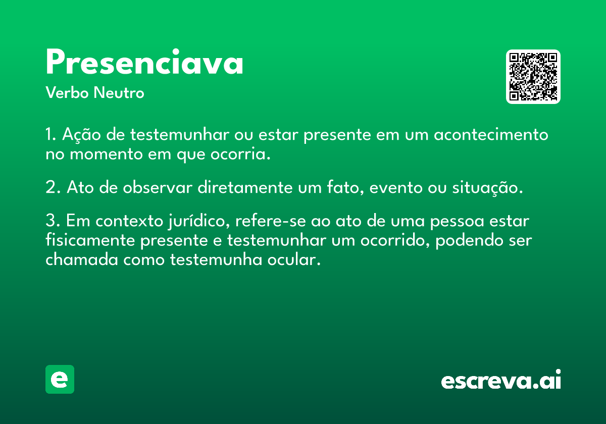 presenciava