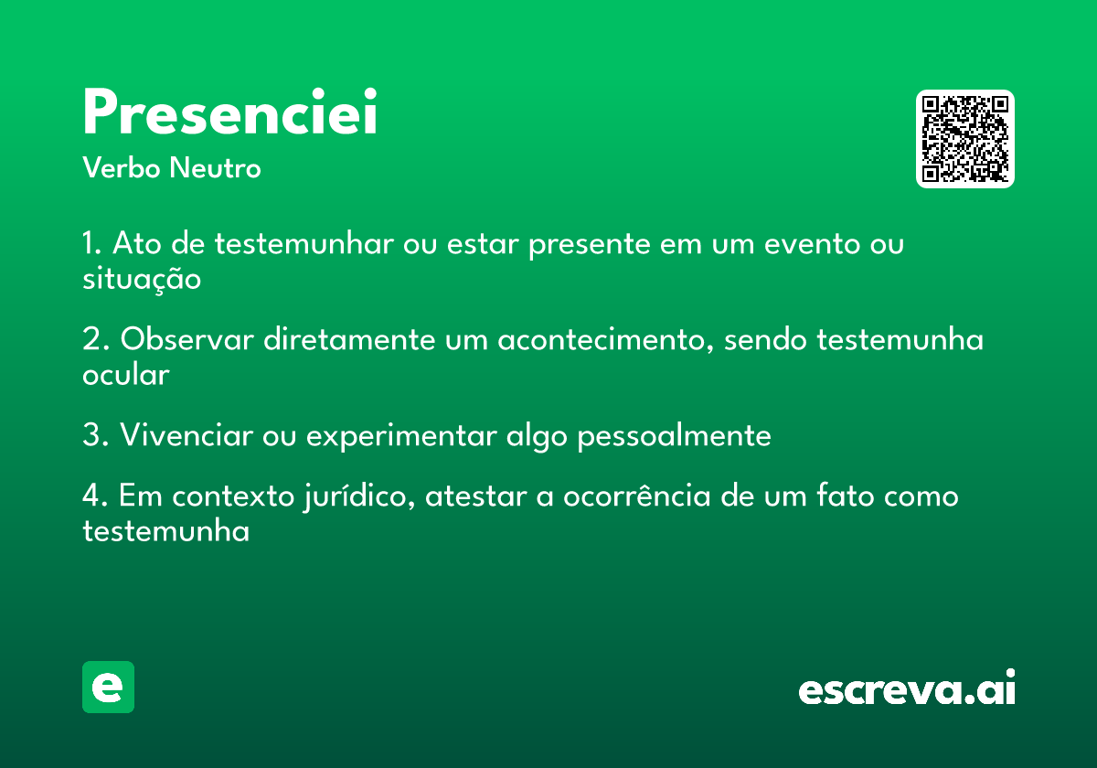presenciei
