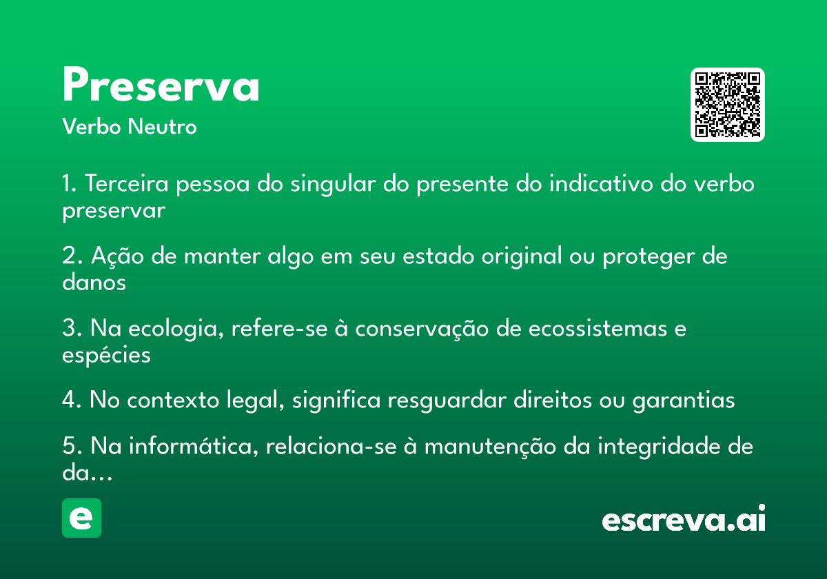 preserva